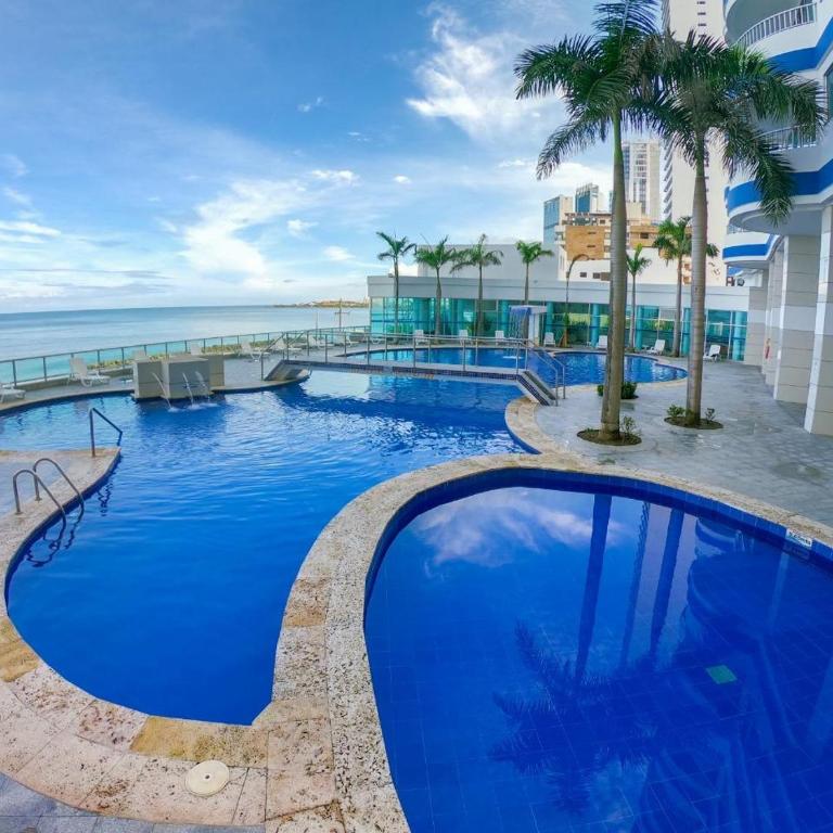 Hospedaje PHS Bocagrande Turismocolombia-fit - Apartamento Deluxe de 2 dormitorios con balcón - 1