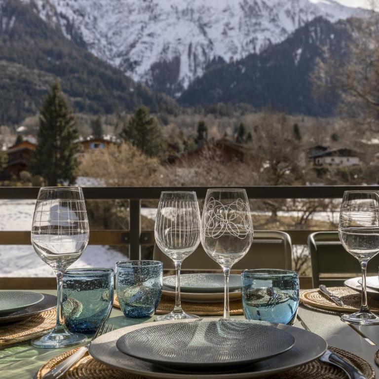 Nid d'Aigle - Balcon avec vue Mont Blanc - Appartement - 3