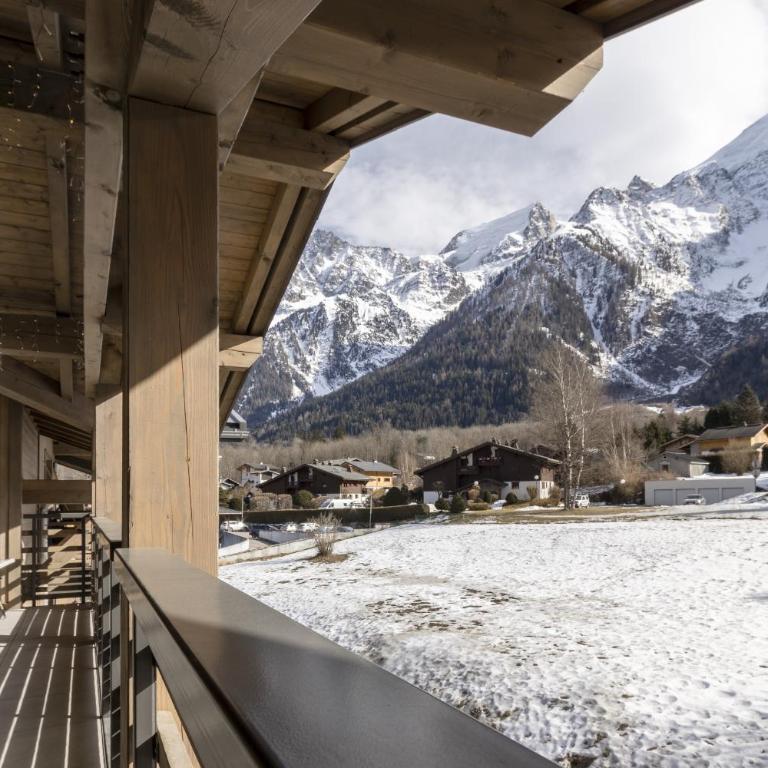 Nid d'Aigle - Balcon avec vue Mont Blanc - Appartement - 8