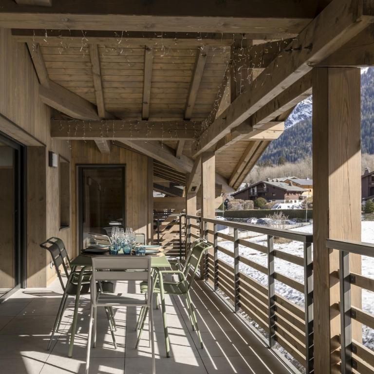 Nid d'Aigle - Balcon avec vue Mont Blanc - Appartement - 16