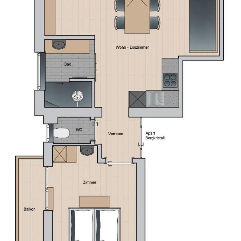 Pienz Apart - Apartamento de 1 dormitorio - 2