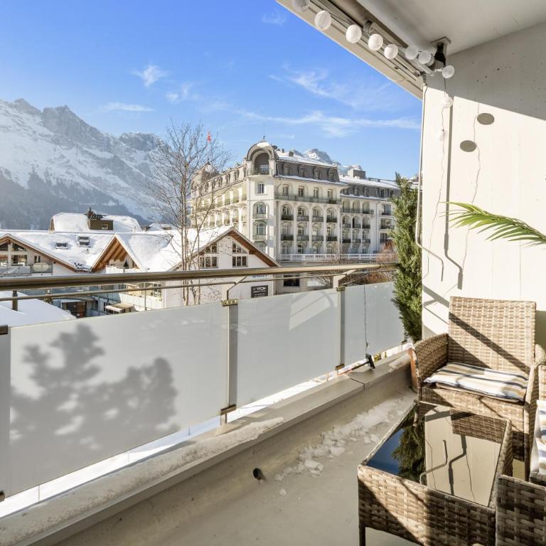Zentrales Studio mit mega Bergblick, Titlis, Luzern, Lake, Kurpark - Appartamento con 1 Camera da Letto - 10