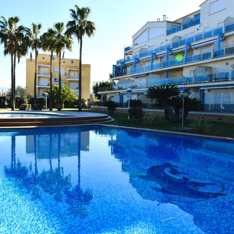 Estudio con Piscina a 80 metros de la Playa Les Deveses - Denia - Estudio - 1