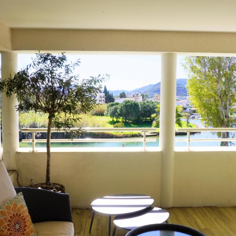 T3 avec vue sur la rivière, piscine, by Palmazur - Apartment mit 2 Schlafzimmern - 15