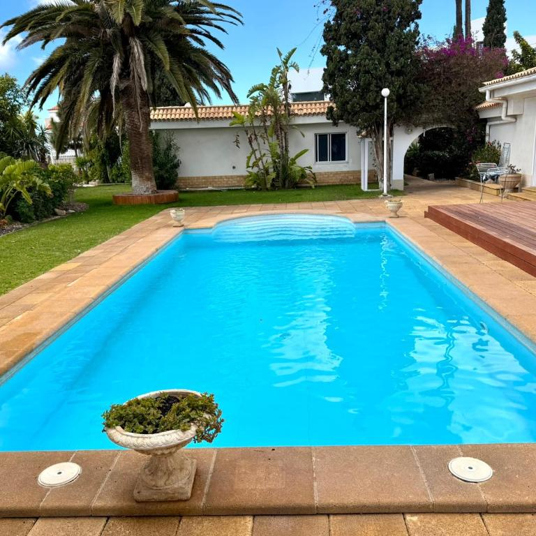 Casa Lilo, en jardin grande, con una gran piscina y barbacoa - One-Bedroom House - 33