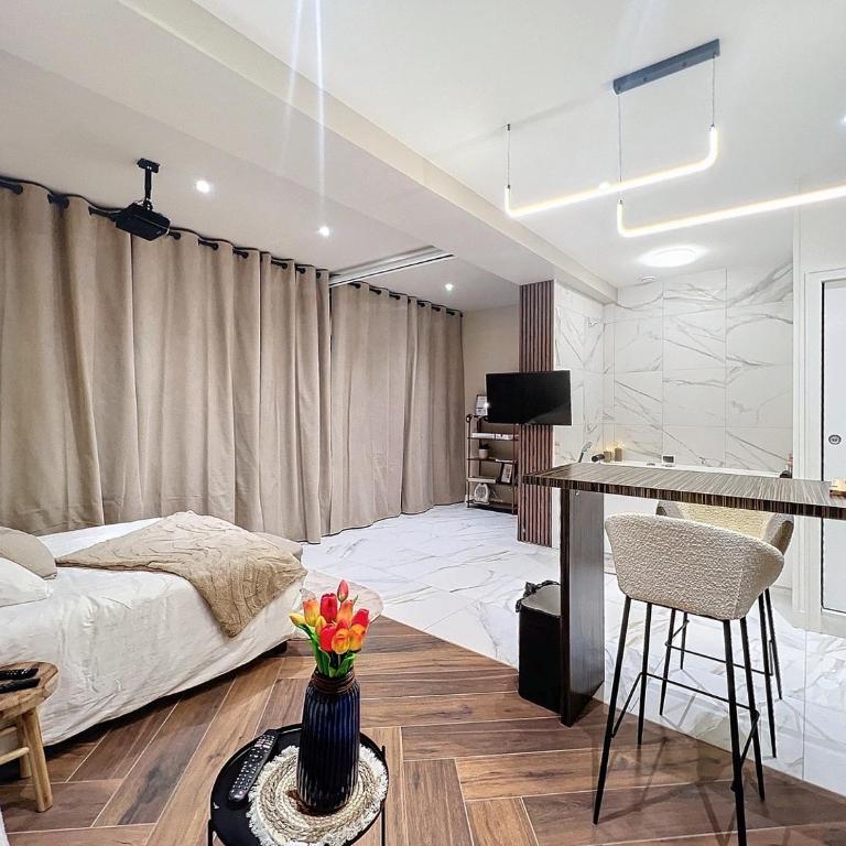 V' Appart SPA Moderne-Chic - Appartement 1 Chambre - 13