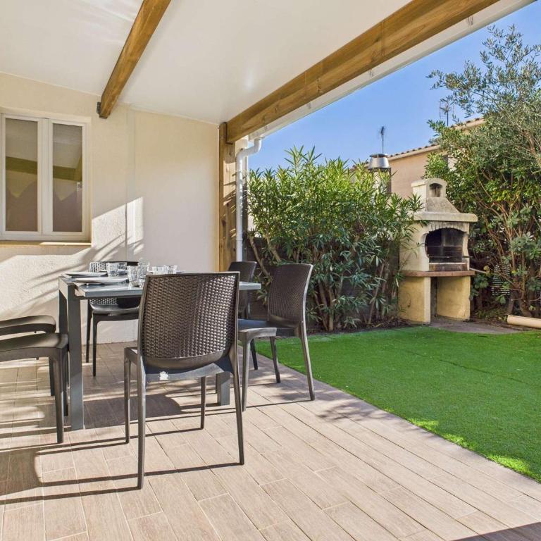 Appartement duplex climatisé avec terrasse, 1 chambre, parking privé, proche plage - FR-1-326-559 - Appartement (4 Adultes) - 1
