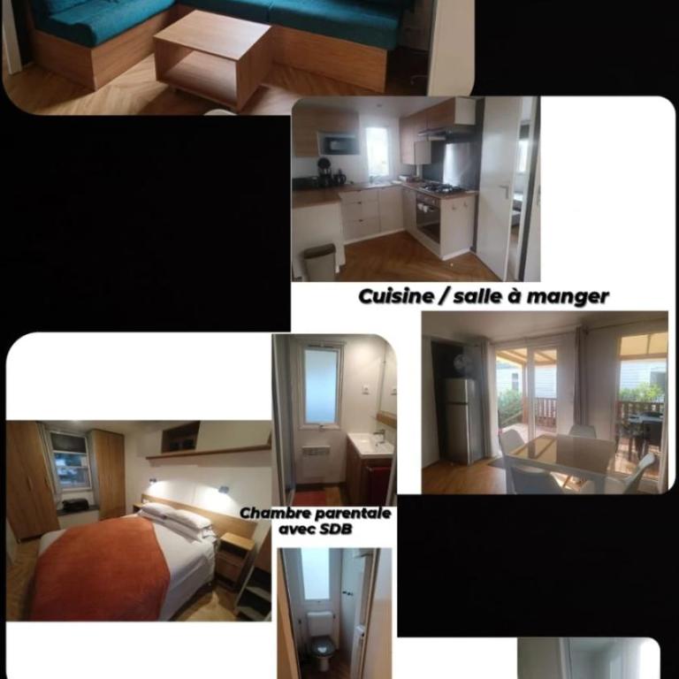 RA08 Mobilhome 6 couchages grand confort Cap Ferret - Appartement 2 Chambres - 2