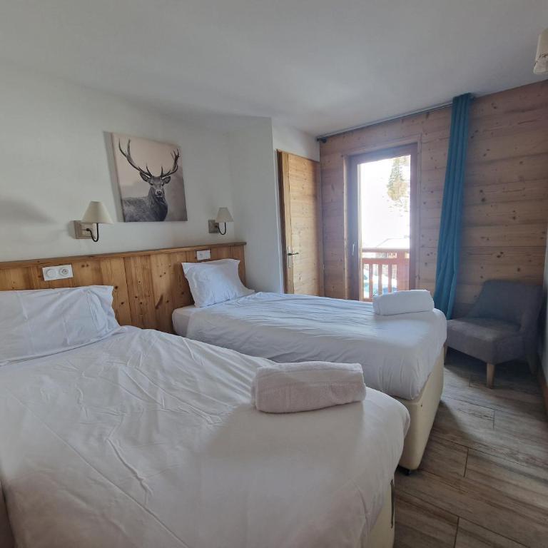 Les gémeaux- Plagne 1800- 100m des pistes- sauna privatif - Appartamento - 10