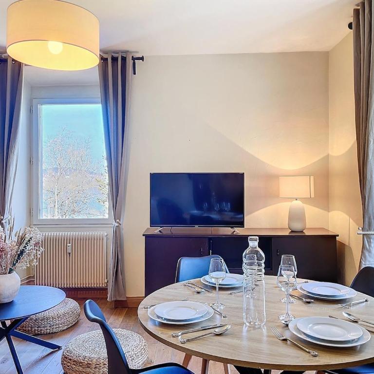 Le Cocon de Colmyr - Vue sur le lac - Parking privé - Appartamento con 2 Camere da Letto e Vista Lago - 7