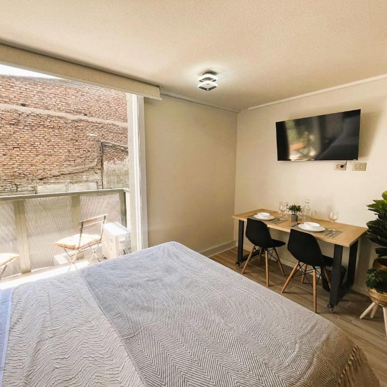 HOM I Dpto Estudio lAire A Metro Parque Bustamante - Apartamento - 42