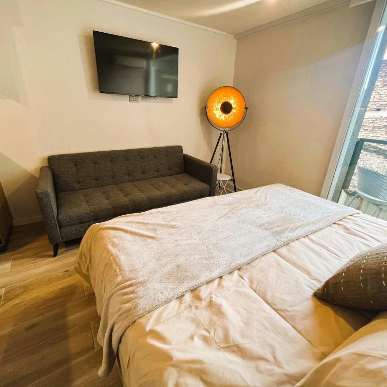 HOM I Estudio con AireA Metro Parque Bustamante - Apartamento - 32