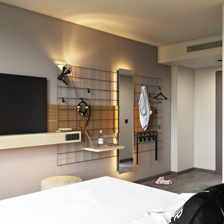 Moxy Nice - Chambre Lit Queen-Size Moxy - 4