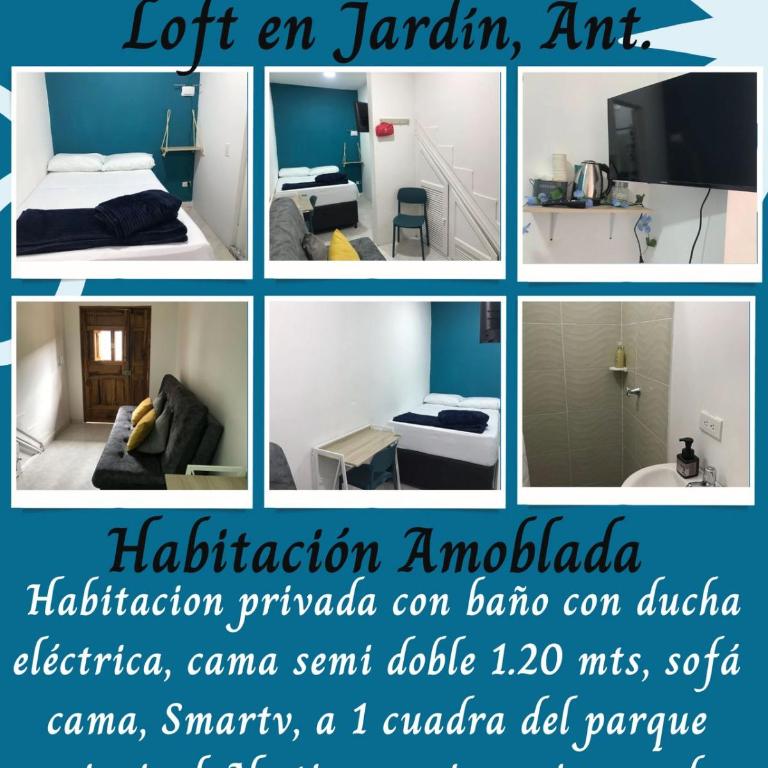 Confortable Habitación en Apartamento Amoblado Jardin - Double Room with Private Bathroom - 1