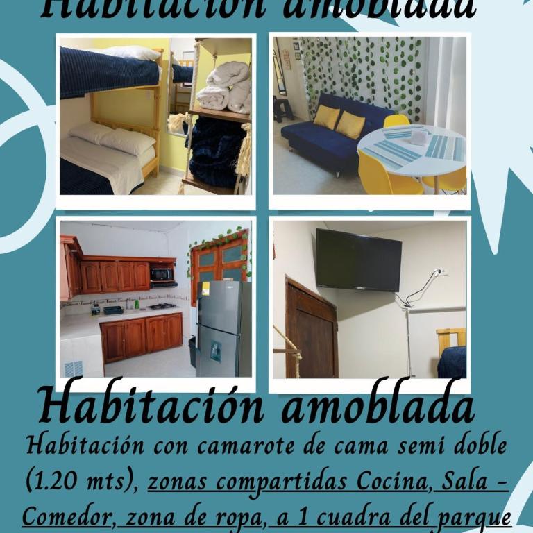 Confortable Habitación en Apartamento Amoblado Jardin - Double Room - 4