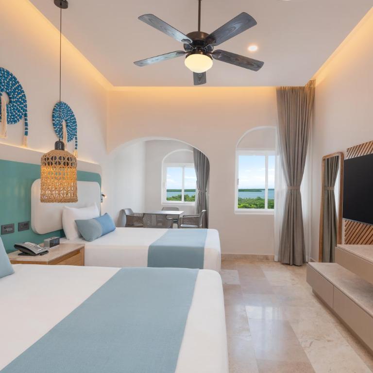 GR Solaris Caribe Adults Only - All Inclusive - Habitación Doble Deluxe - vistas a la laguna - 2
