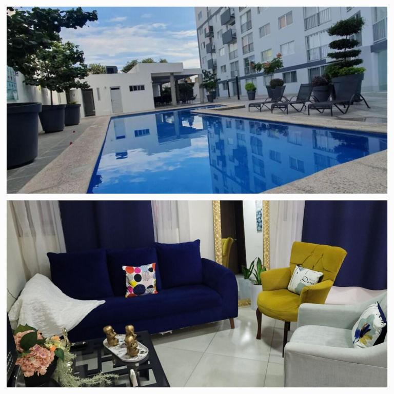 Céntrico, con alberca y estacionamiento - Apartamento de 2 dormitorios - 1