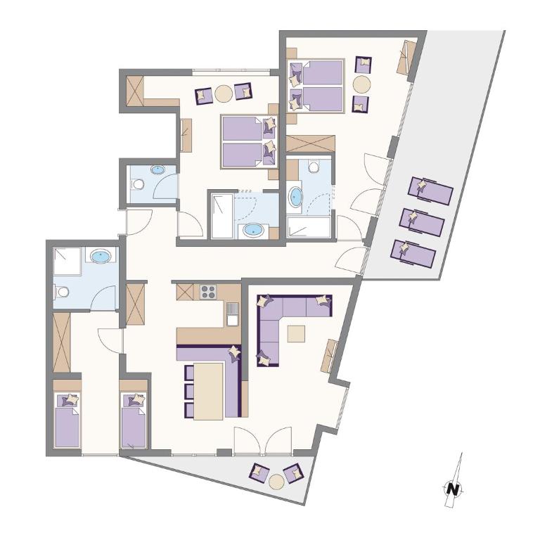 Tschuggmall Appartements - Appartamento con 3 Camere da Letto - 2 - 3