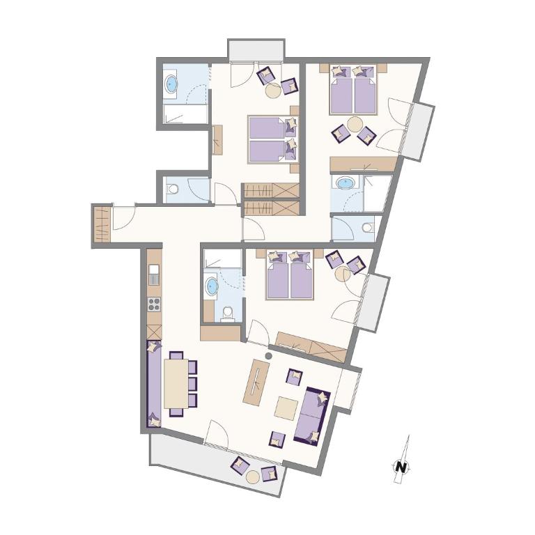 Tschuggmall Appartements - Appartamento con 3 Camere da Letto - 4 - 8