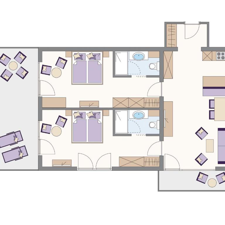 Tschuggmall Appartements - Appartamento con 2 Camere da Letto - 4