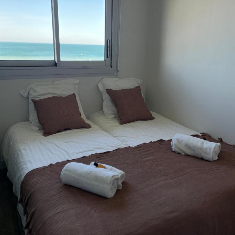 Appartement T2 vue mer - Appartement 1 Chambre avec Vue sur la Mer et Terrasse - 11