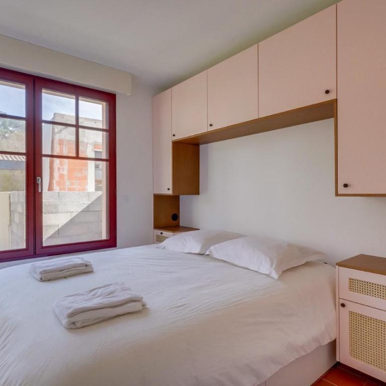 Centre du Moulleau -Apt Voile au Vent- 5 minutes à pied de la plage - Two-Bedroom Apartment - 4