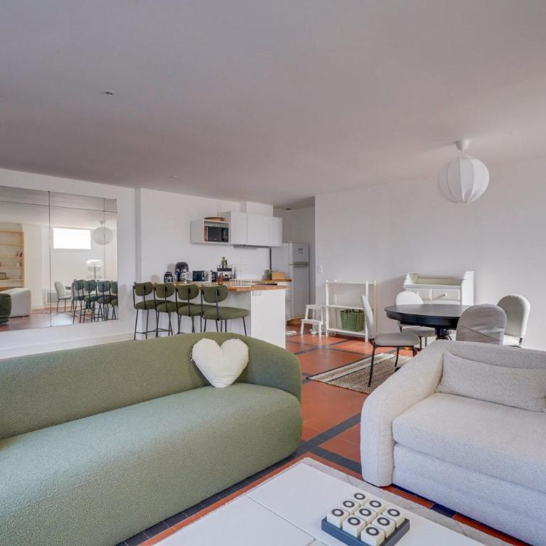 Centre du Moulleau -Apt Voile au Vent- 5 minutes à pied de la plage - Two-Bedroom Apartment - 7