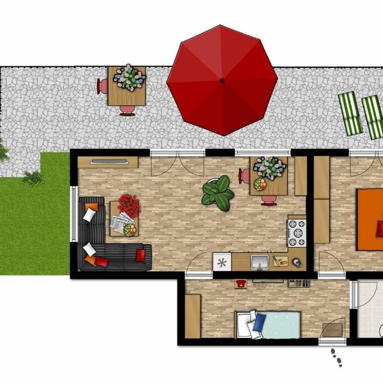 Landhaus Sinz über'm See - Apartment mit 1 Schlafzimmer - 7
