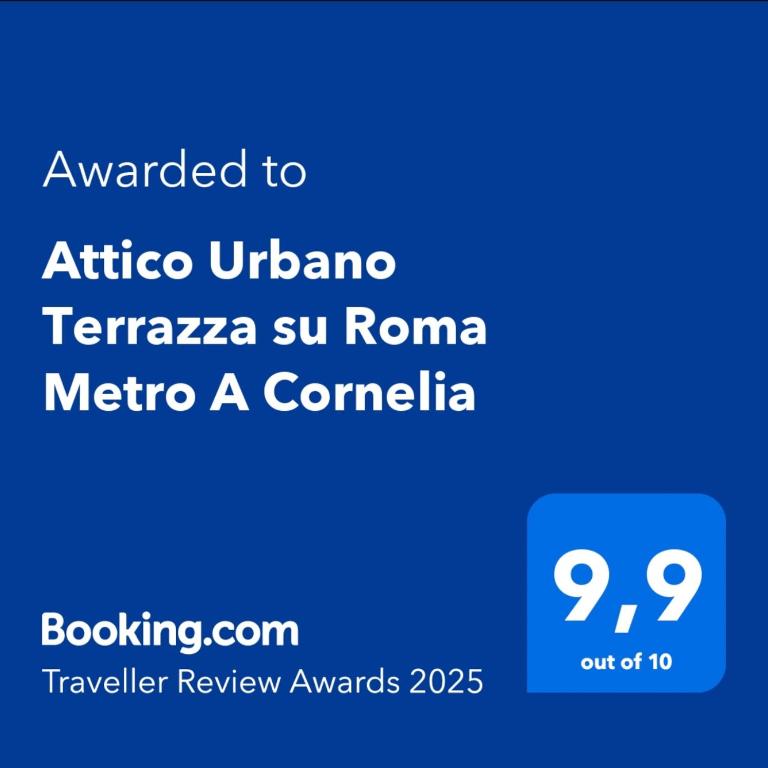 Attico Urbano Terrazza su Roma Metro A Cornelia - Appartamento con 1 Camera da Letto - 48