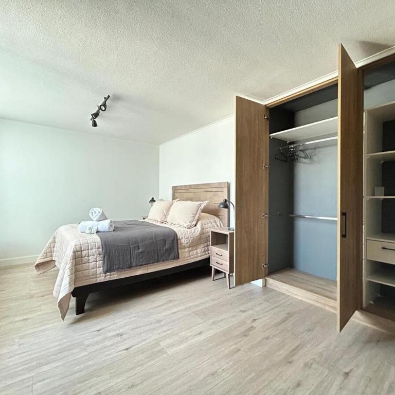 Bustamante, Aire Acondicionado, Metro Irarrázaval Línea 5 y 3, 7 Minutos a estadio nacional - Apartamento de 1 dormitorio - 9