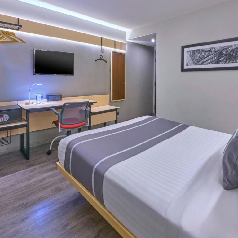 City Express Plus by Marriott Ciudad de México Periférico Sur Tlalpan - Habitación con cama grande - 4