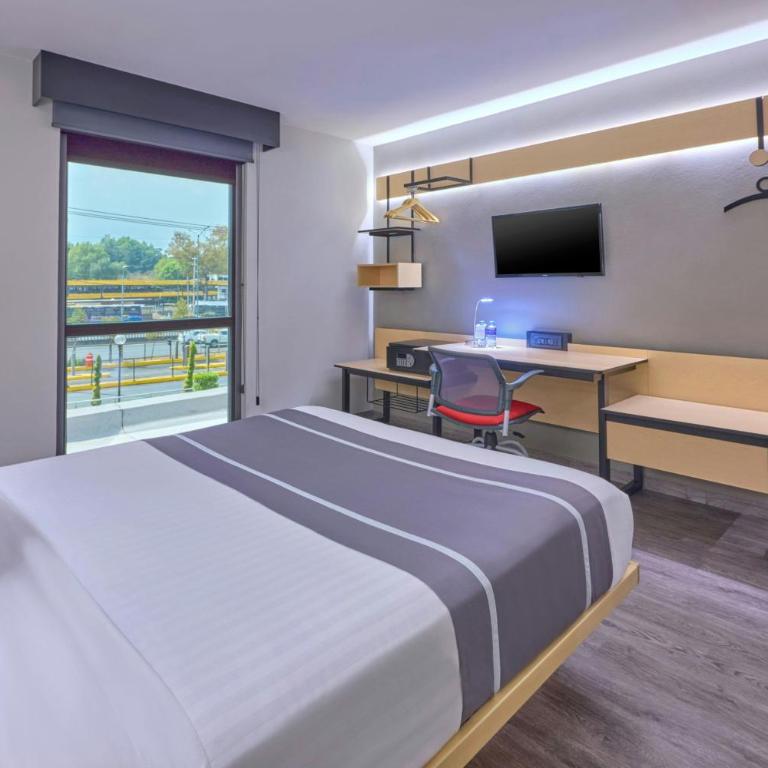 City Express Plus by Marriott Ciudad de México Periférico Sur Tlalpan - Habitación con cama grande - 3