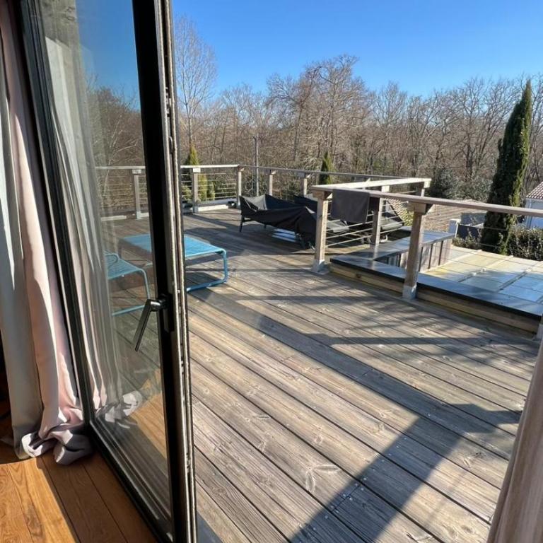 Magnifique villa bois à Lacanau port - Villa - 37