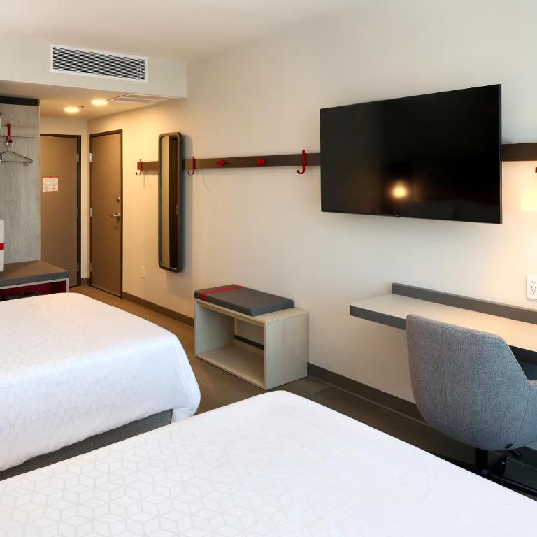 avid hotel Guadalajara Aeropuerto Norte - Habitación Doble Estándar con 2 camas grandes - 1