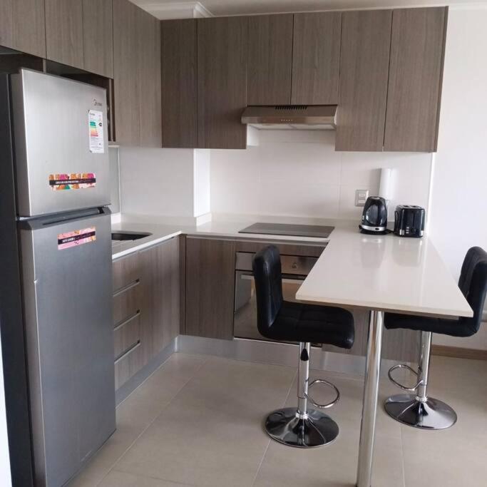 Departamento Nuevo Costa del Mar Concón - Apartamento de 2 dormitorios con vistas parciales al océano - 9