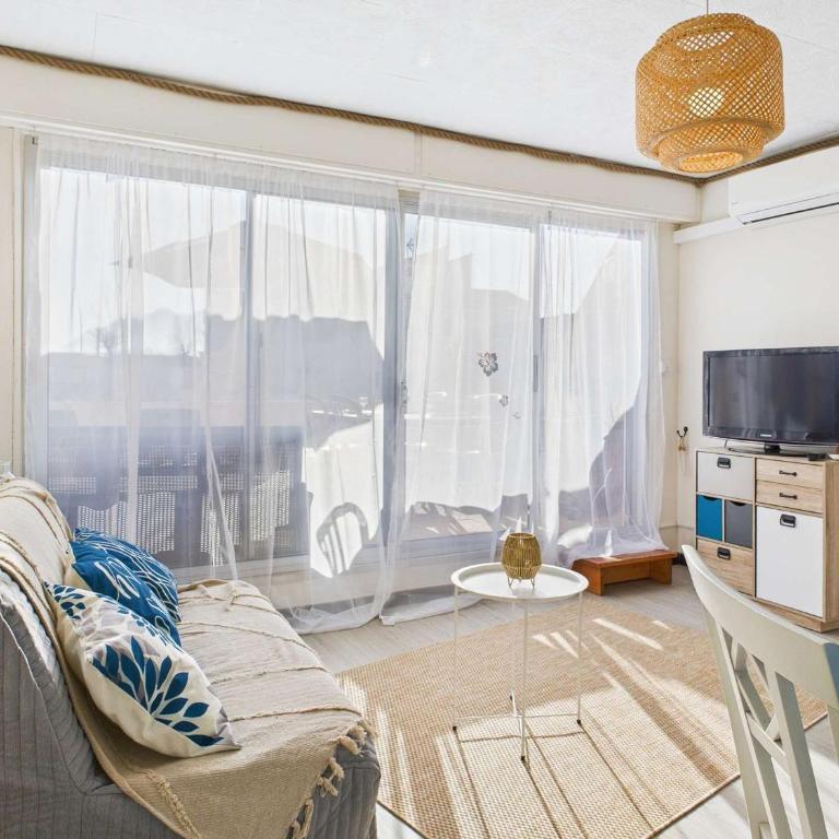 Appartement climatisé avec parking à Marseillan-Plage - FR-1-326-849 - Appartement - 4