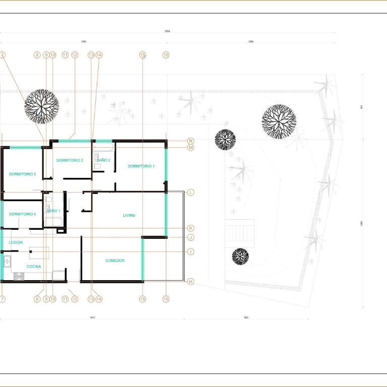 Jardín privado para familias y trabajo - Apartamento - 14