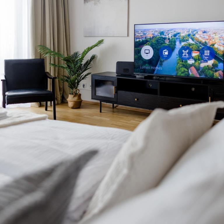 Lumen Homes - Altstadt-Residenz, direkt im Zentrum, geräumiges Apartment mit 5 Zimmern, Küche - Three-Bedroom Apartment - 65