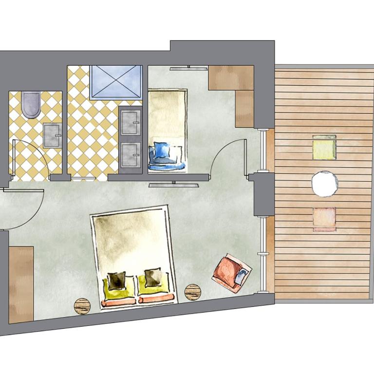 Hotel Kristall - Standard Familienzimmer - 1