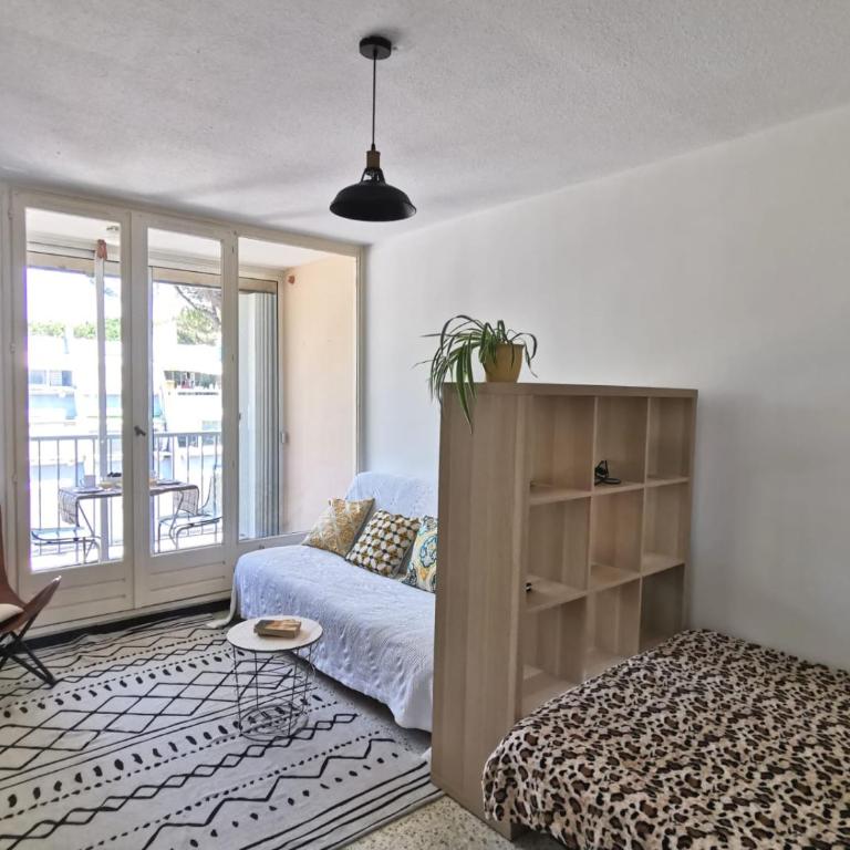 Studio - 2 double lits, clim, au calm, près du lac, golf - Appartement 1 Chambre - 5