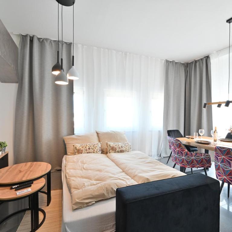 Yello Homes - Luxus Loft für bis zu 7 Personen nähe Airport & Messe, Tischfußball & Whirlpool - Appartamento con 2 Camere da Letto - 18