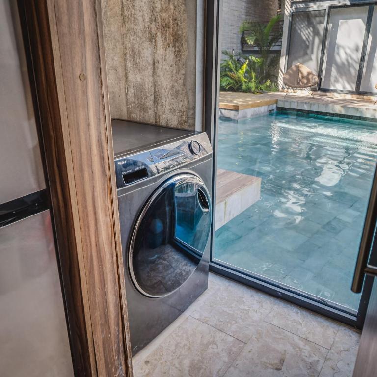 1BR Swim up Loft w Cenote Big Gym Pools - One-Bedroom Apartment - 9
