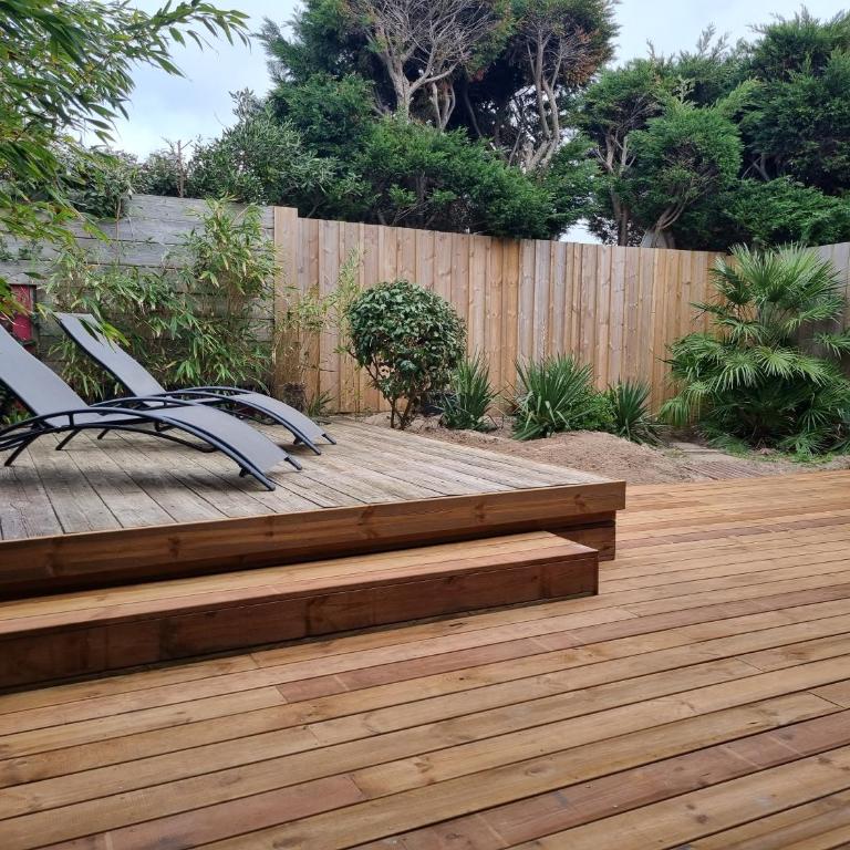 Maison avec 3 appartements à 5min de la plage sud - Maison 2 Chambres - 18