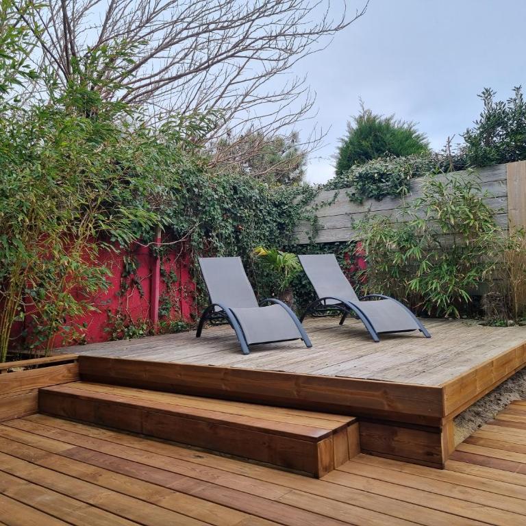 Maison avec 3 appartements à 5min de la plage sud - Maison 2 Chambres - 20