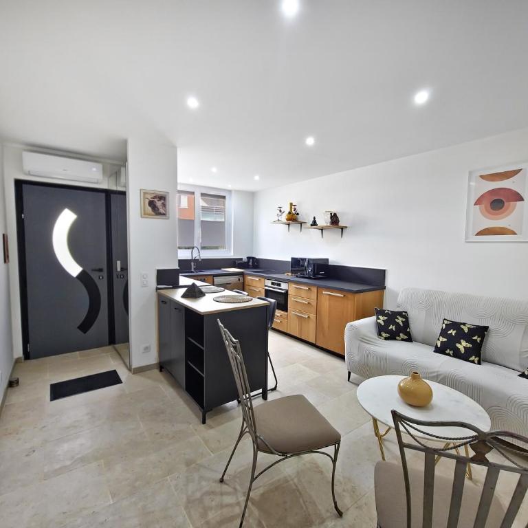 Le Temps Suspendu T2 with Air Conditioning - Apartment mit 1 Schlafzimmer - 1