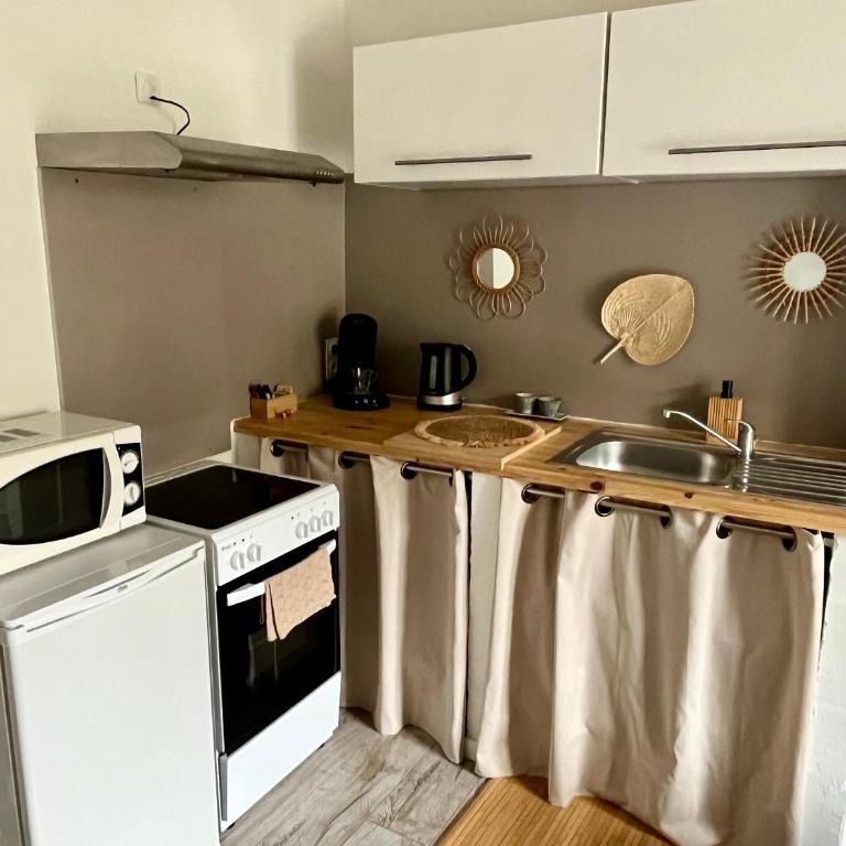 Charmant Studio au calme avec parking privé à 5min du centre ville - Appartement 1 Chambre - 14