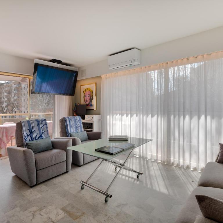 LE SYLVAPLANA JUAN LES PINS Terrasse 30m2 - Apartment mit 1 Schlafzimmer - 2