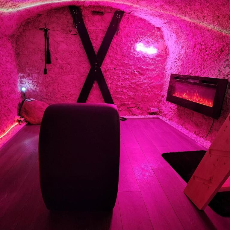 Loveroom Romantique avec Spa et Secret Room - A proximité des Lacs - La Mure - Appartement 1 Chambre - 20