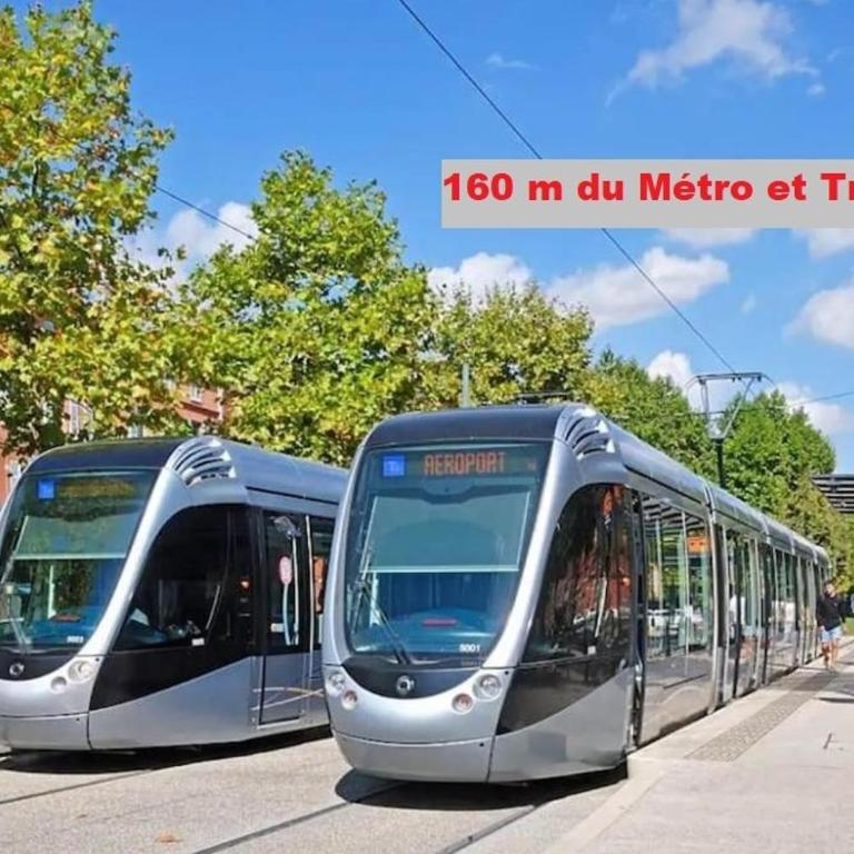 Appartement climatisé avec la terrasse, deux pas du métro, Stadium, Toulouse - Apartment mit 1 Schlafzimmer - 7
