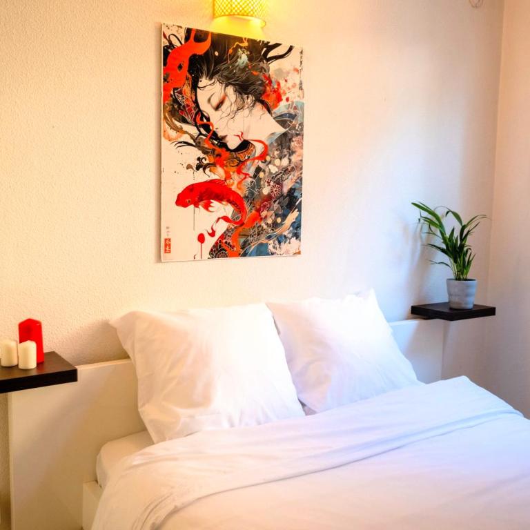 Appartement climatisé avec la terrasse, deux pas du métro, Stadium, Toulouse - Apartment mit 1 Schlafzimmer - 9